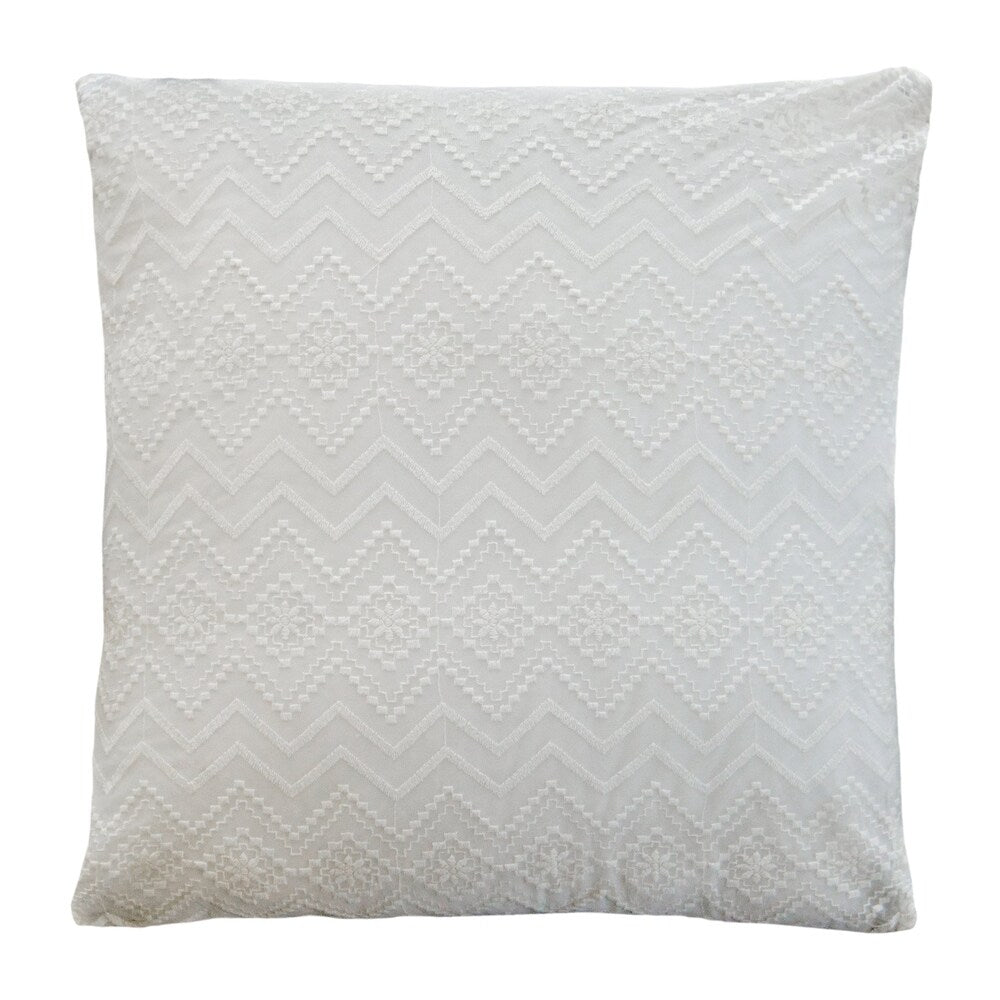 Lace Euro Pillow Cover 26x26 (Cover Only), Sheer Diamond