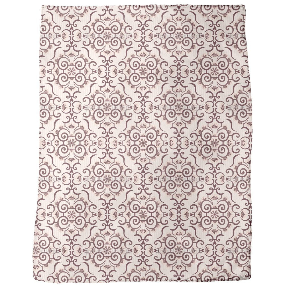 Lace Idol Brown Fleece Blanket
