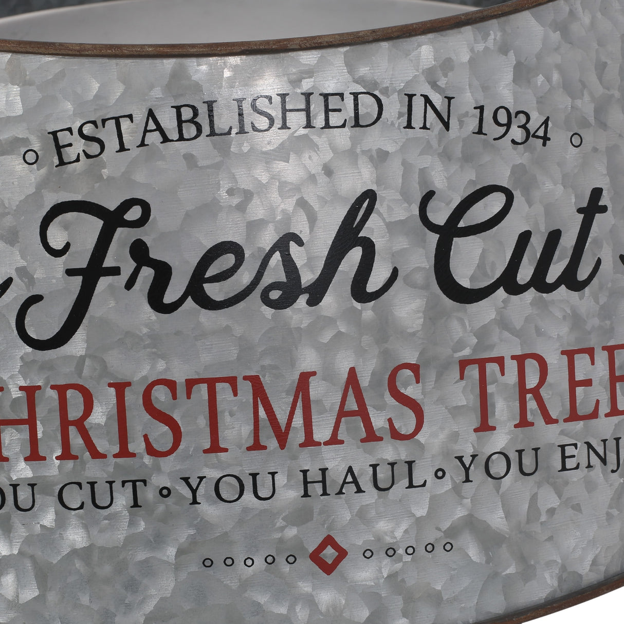 Laconia Metal Christmas Tree Collar by Christopher Knight Home - Antique