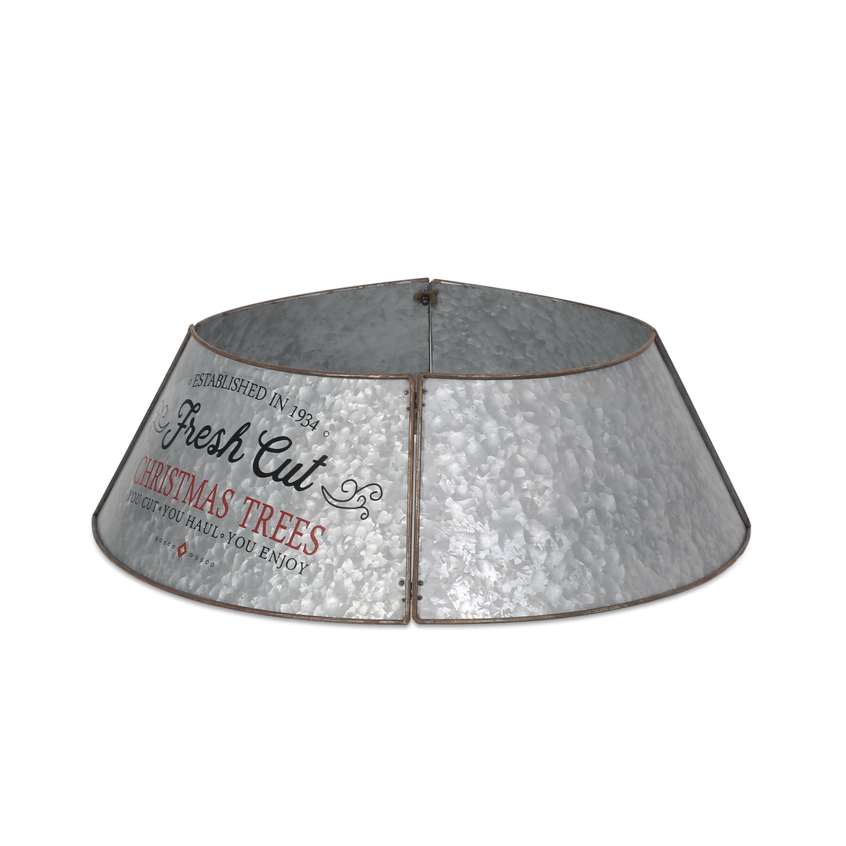 Laconia Metal Christmas Tree Collar by Christopher Knight Home - Antique