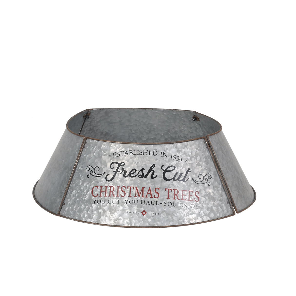 Laconia Metal Christmas Tree Collar by Christopher Knight Home - Antique