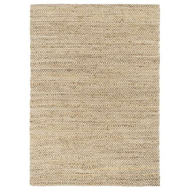 Lada Natural Diamond Jute Rug