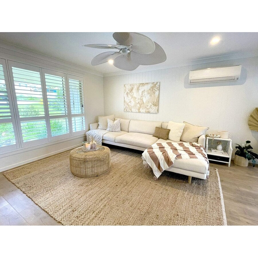 Lada Natural Diamond Jute Rug