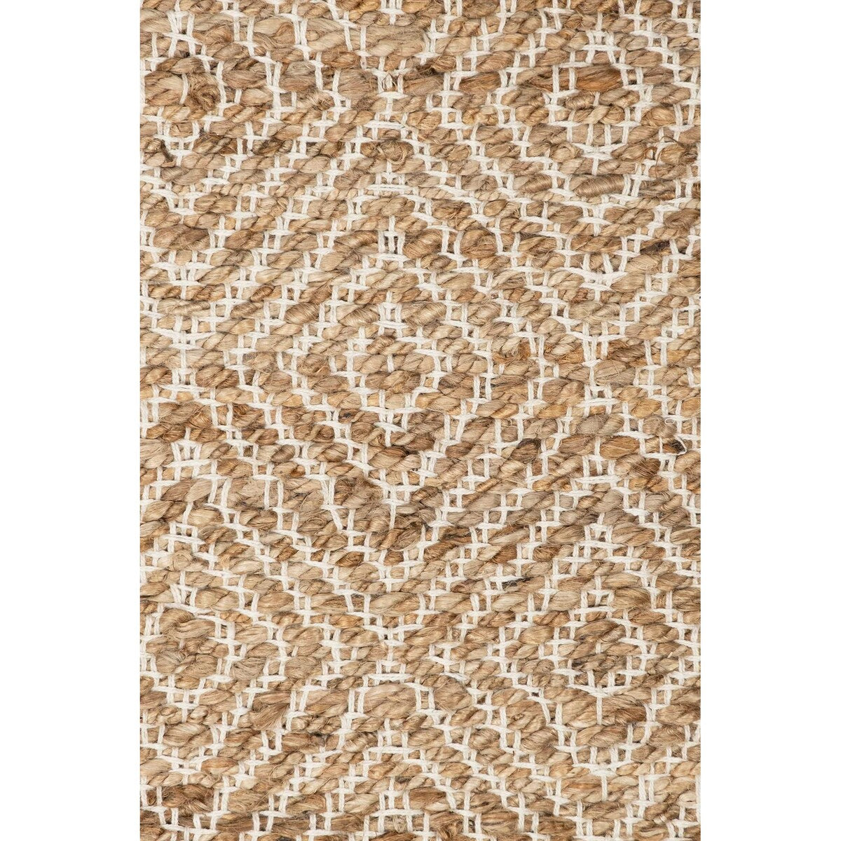 Lada Natural Diamond Jute Rug