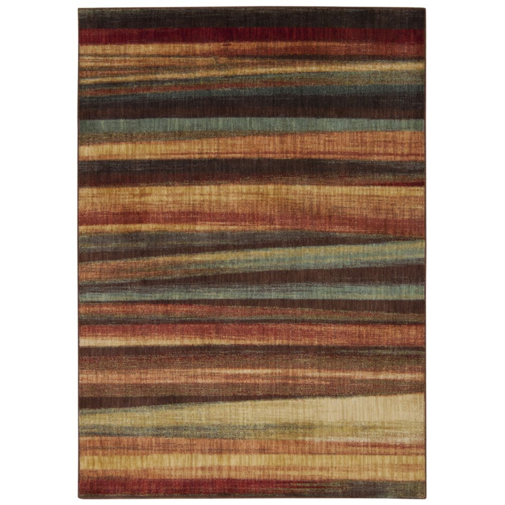 Rug Squared Lafayette Multicolor Abstract Area Rug - Multi - 9'3" x 12