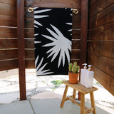 Laguna Beach Textile Co. Tropical Cabana Beach Towel Oversized, Plush 630 GSM Cotton Agave Blue