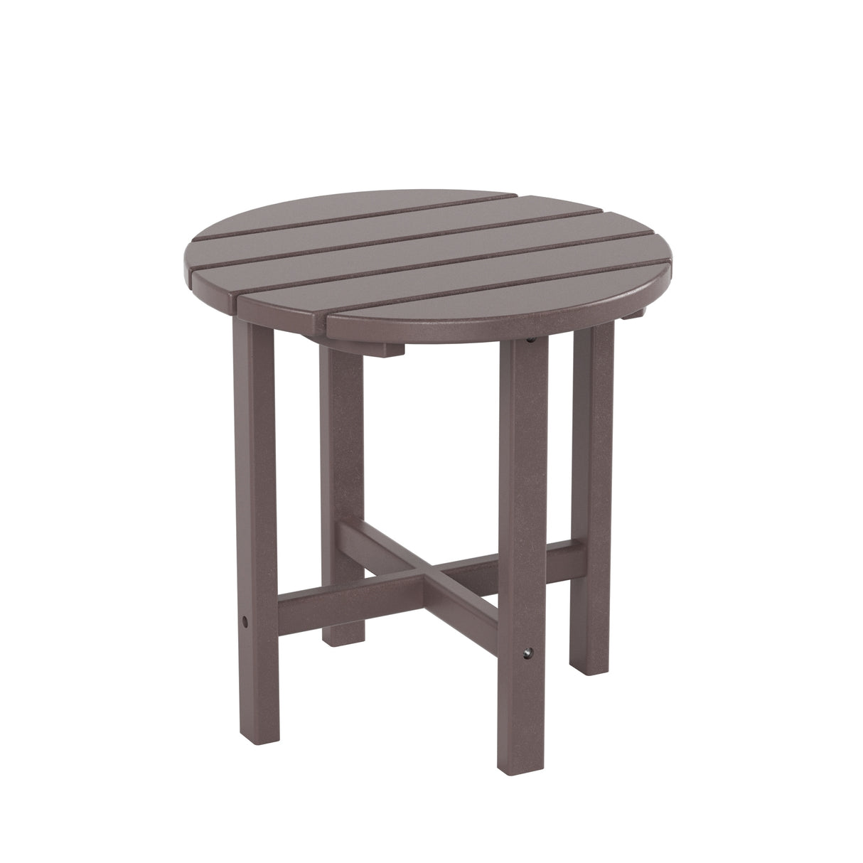 Polytrends Laguna Hdpe All Weather Outdoor Patio Rocking Chair With Side Table (2-Piece Set)