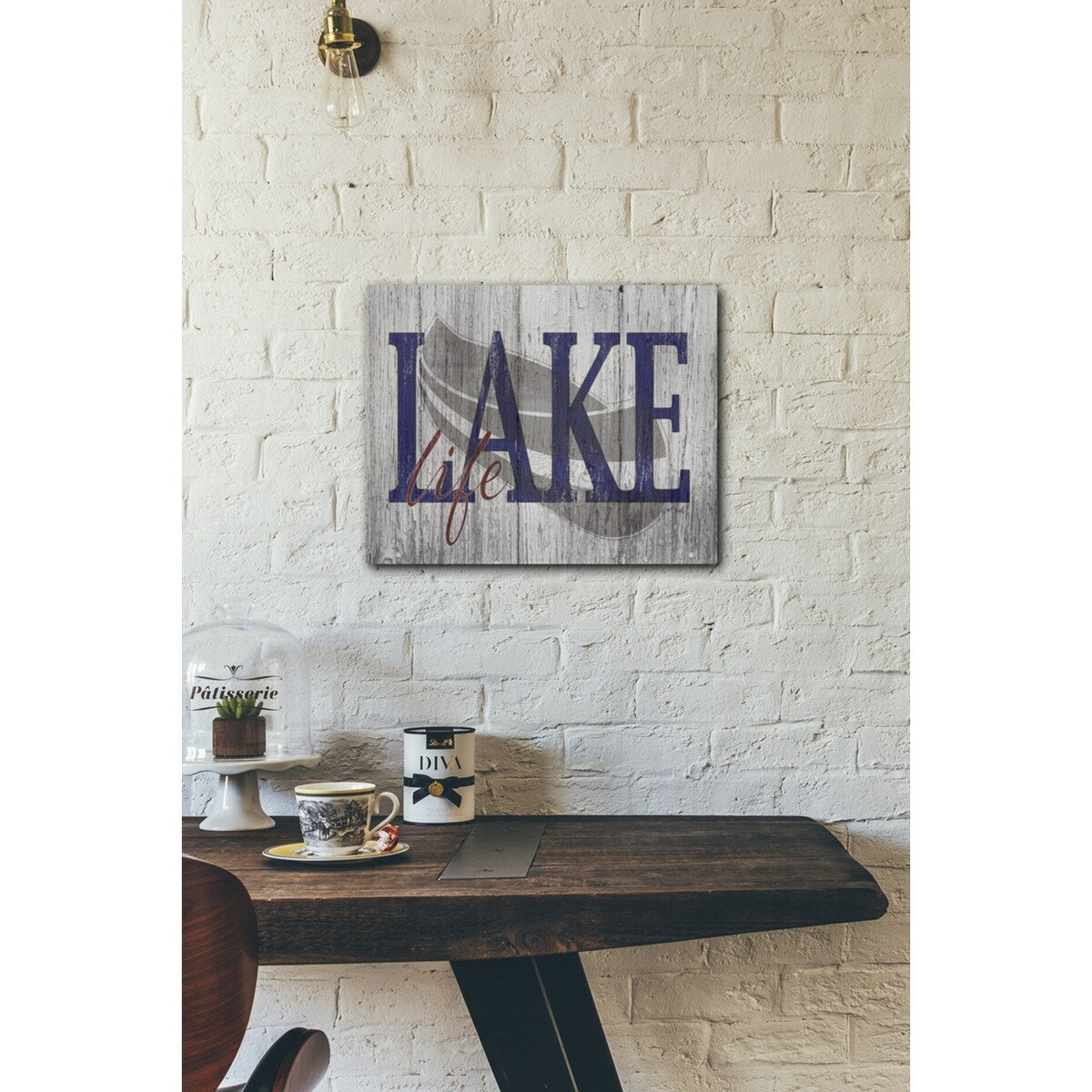 Lake Life 20x16 Gallery Wrapped Stretched Canvas