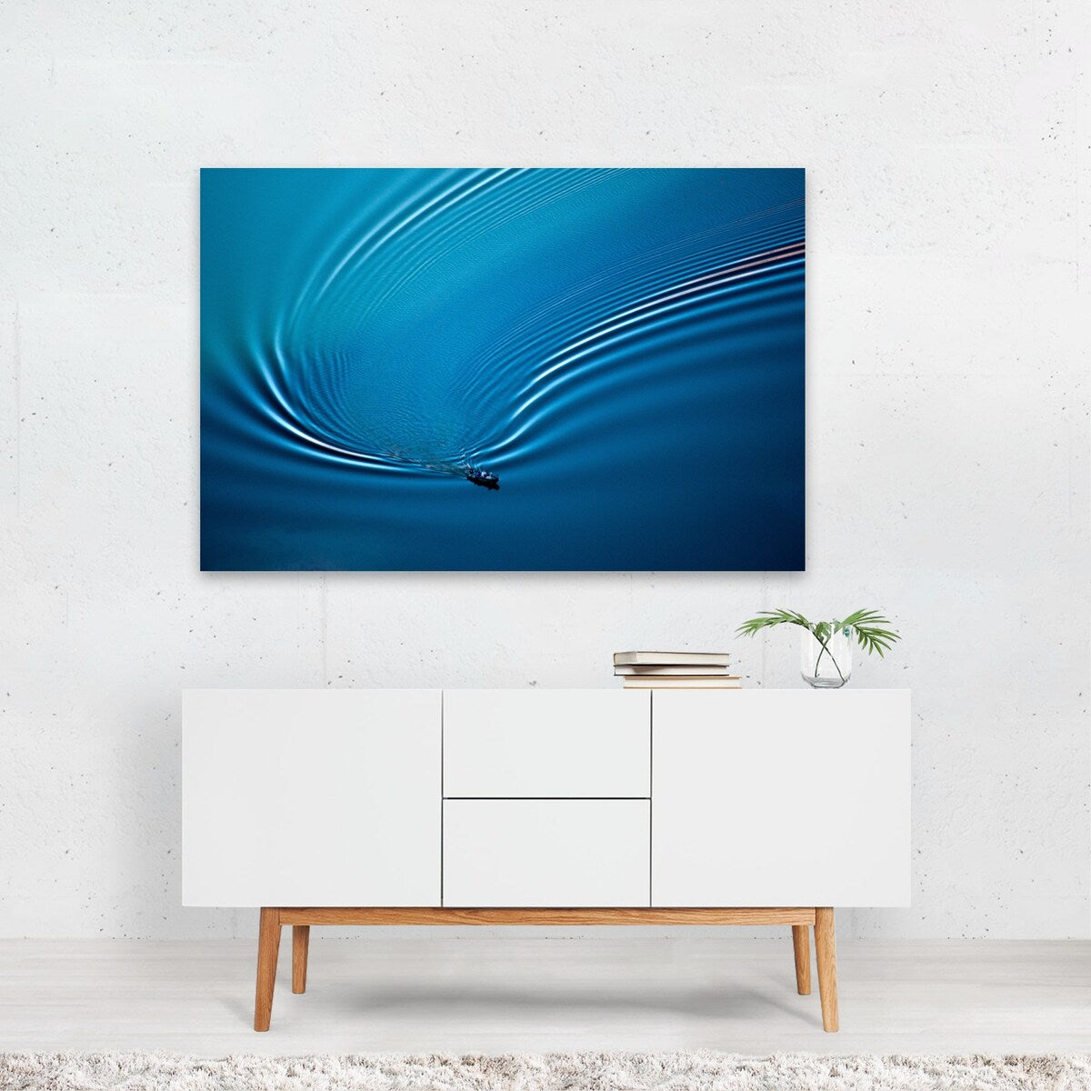Lake Powell Utah Boater On Lake Powell Photography Art Print/Poster