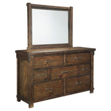 Lakeleigh Dresser and Mirror - Brown - Width: 66.25"Depth: 19.00"Height: 77.25"