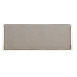 Lakeville White Metal/Wood Cushioned Storage Bench