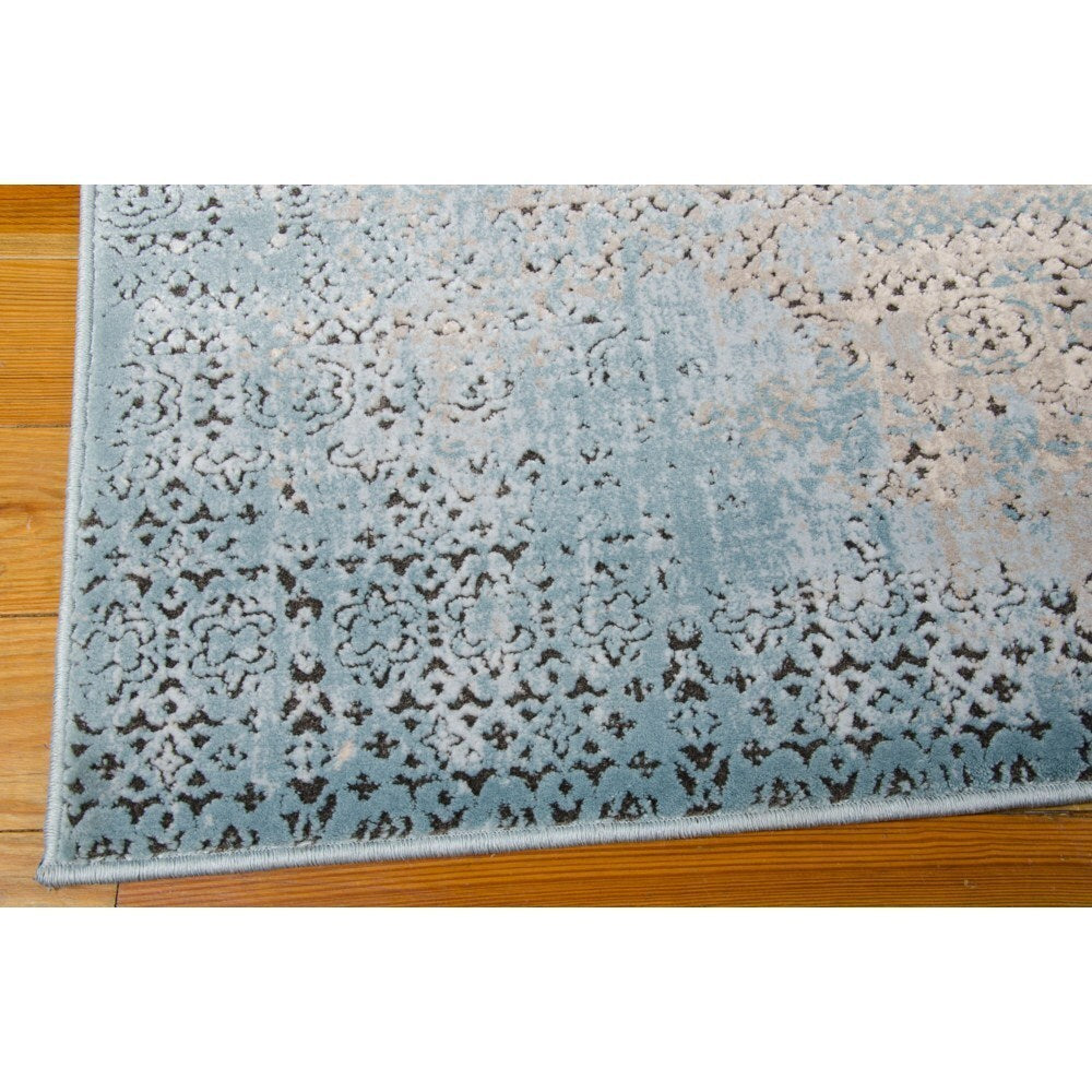 Rug Squared Lakewood Blue Rug - 5'3" x 7'4"