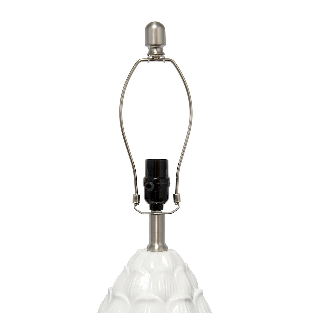 Lalia Home 28" Tall Coastal Seashell Table Lamp with White Shade - 28