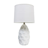 Lalia Home 28" Tall Coastal Seashell Table Lamp with White Shade - 28