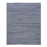 Lambs & Ivy Signature Blue/White 100% Cotton Marl Textured Knit Baby Blanket