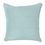 Lamello Blue Burlap Pillow Double Sided