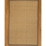Lancaster Gray Seagrass Rug (6' x 9') - Grey - 6' x 9'
