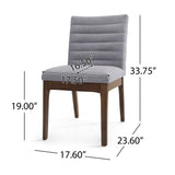 Lancer Channel Stitch Dining Chairs (Set of 4) by Christopher Knight Home