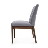 Lancer Channel Stitch Upholstered Dining Chairs (Set of 6) by Christopher Knight Home