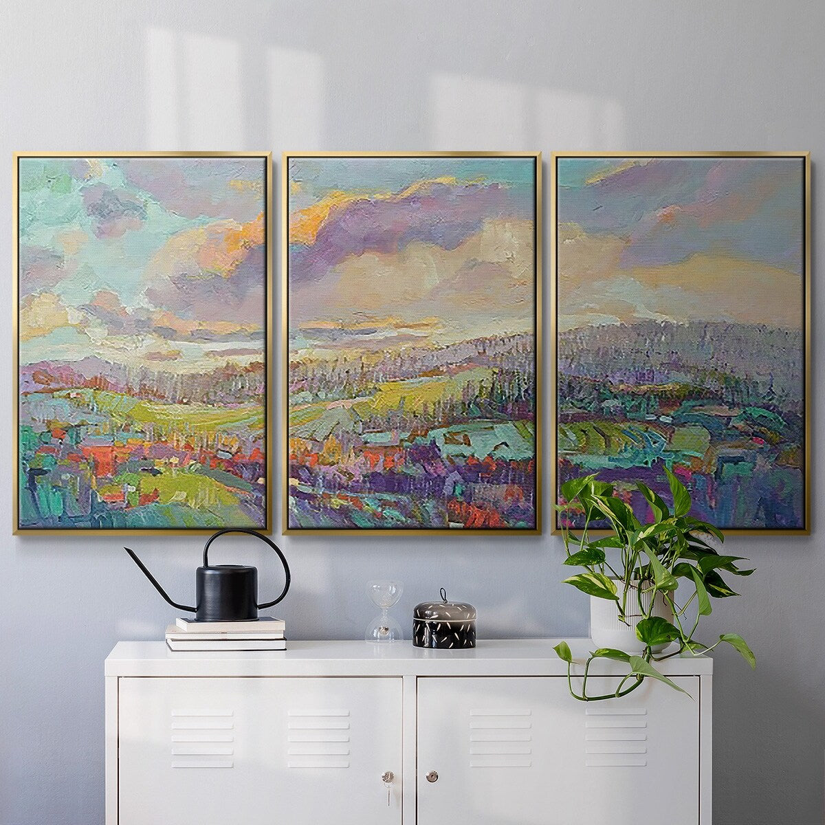 Land of Milk and Honey - Multi Piece Framed Canvas
