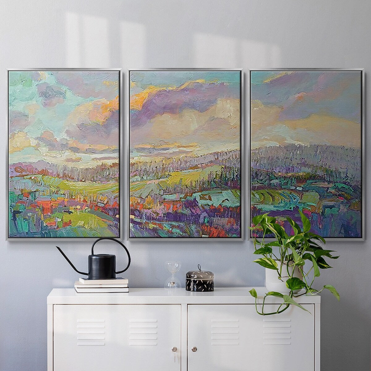 Land of Milk and Honey - Multi Piece Framed Canvas