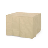 Landman Outdoor 40,000 BTU Fire Pit by 32" Gas-Burning Lightweight Concrete by Christopher Knight Home