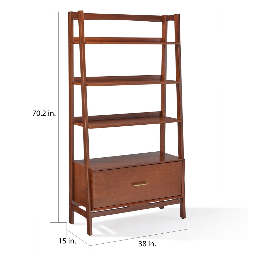 Crosley Landon Large Etagere - 38 "W x 15 "D x	70.25 "H