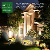 Landscape Spotlights, Outdoor Landscape Lighting for Yard, 3000K Warm White Landscaping Lights with Stake(6 Pack)