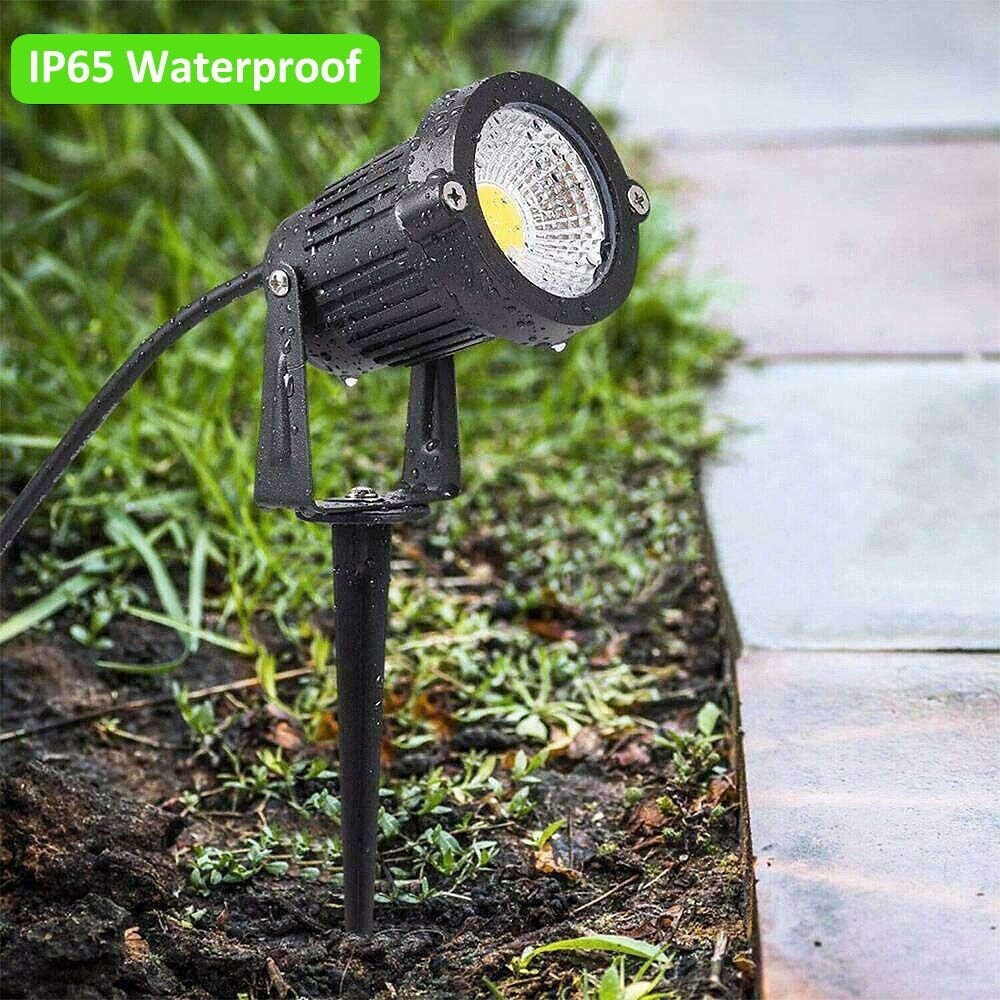 Landscape Spotlights, Outdoor Landscape Lighting for Yard, 3000K Warm White Landscaping Lights with Stake(6 Pack)
