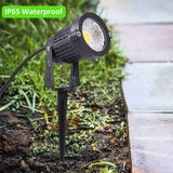 Landscape Spotlights, Outdoor Landscape Lighting for Yard, 3000K Warm White Landscaping Lights with Stake(6 Pack)