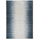 Strick & Bolton Contemporary Ombre Blue/ Ivory Area Rug