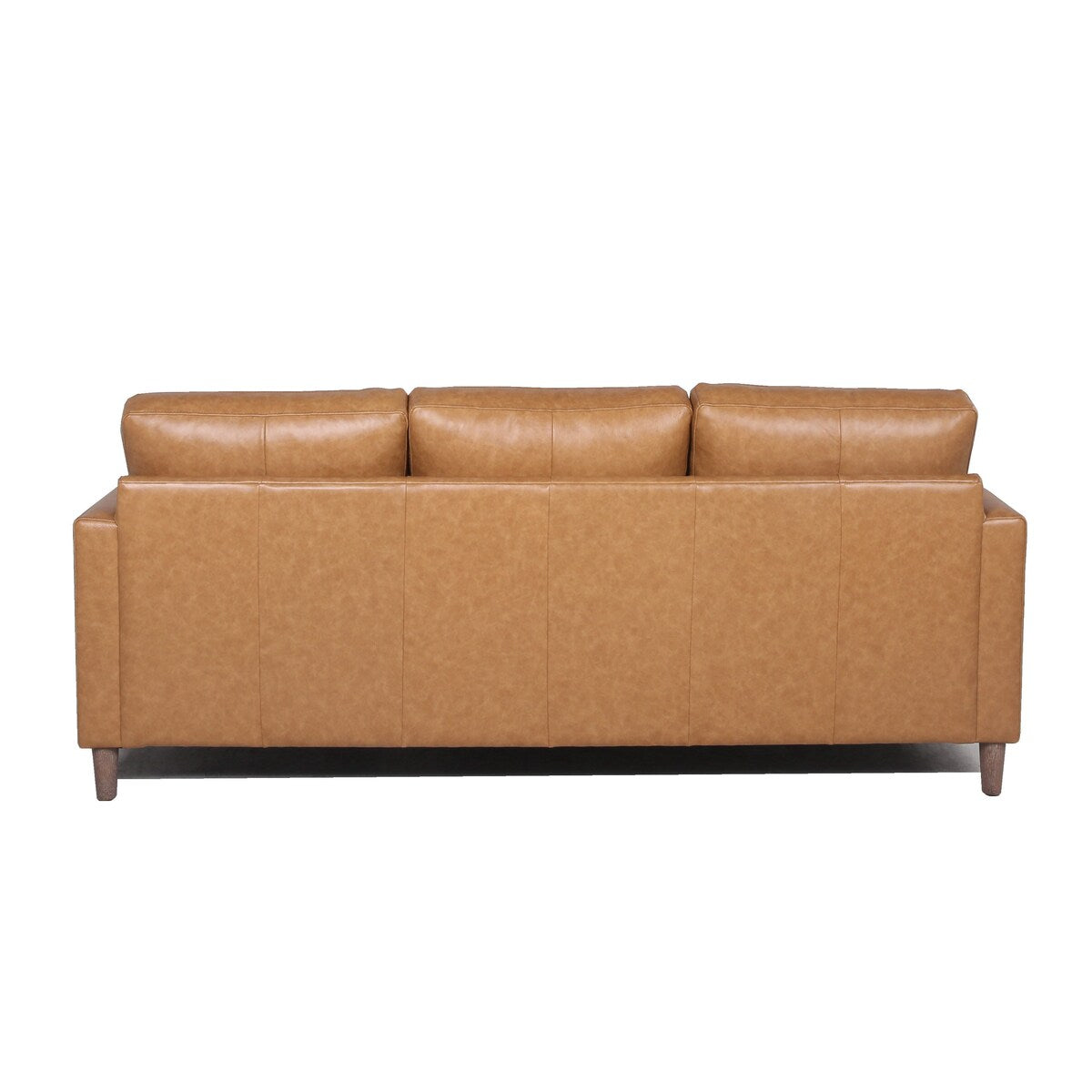 Strick Bolton Lane Camel Leather Sofa 81 Wx36 Dx36 H