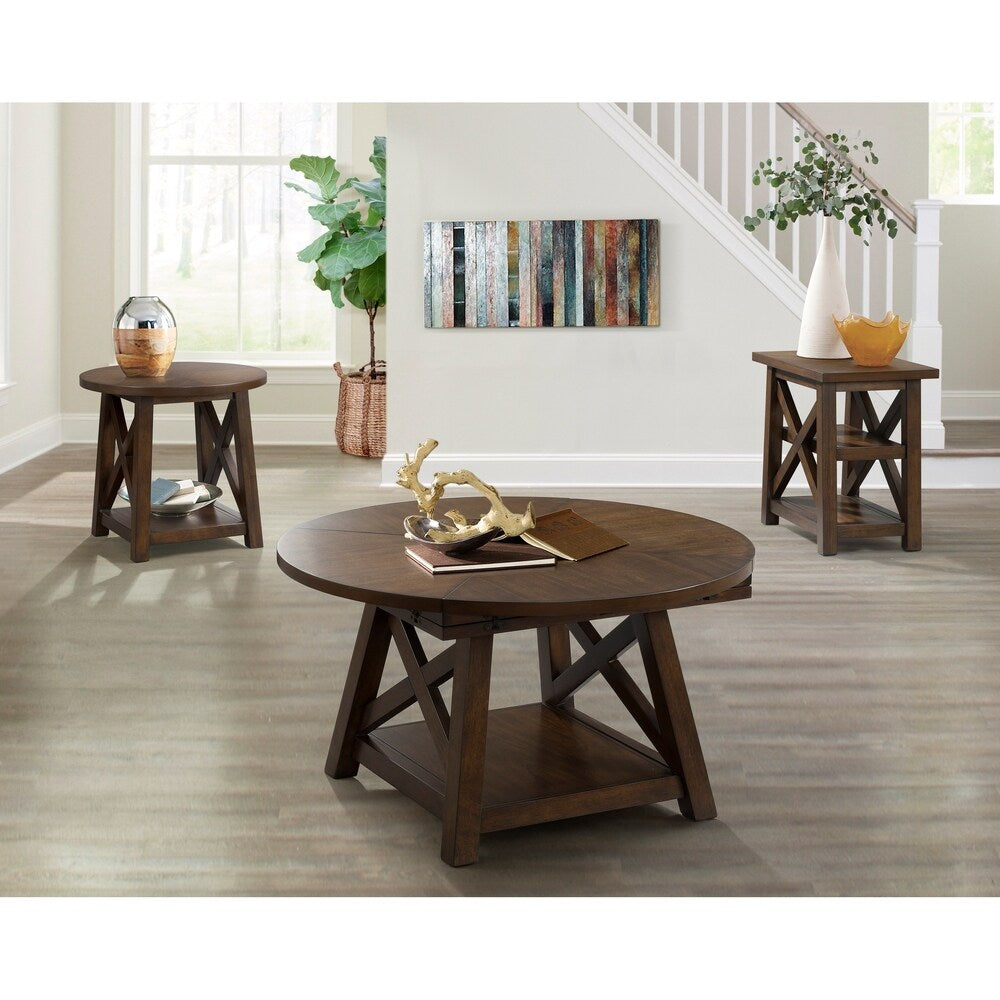 Lane Home Furnishings Brown Cherry Flip-Top Cocktail Table
