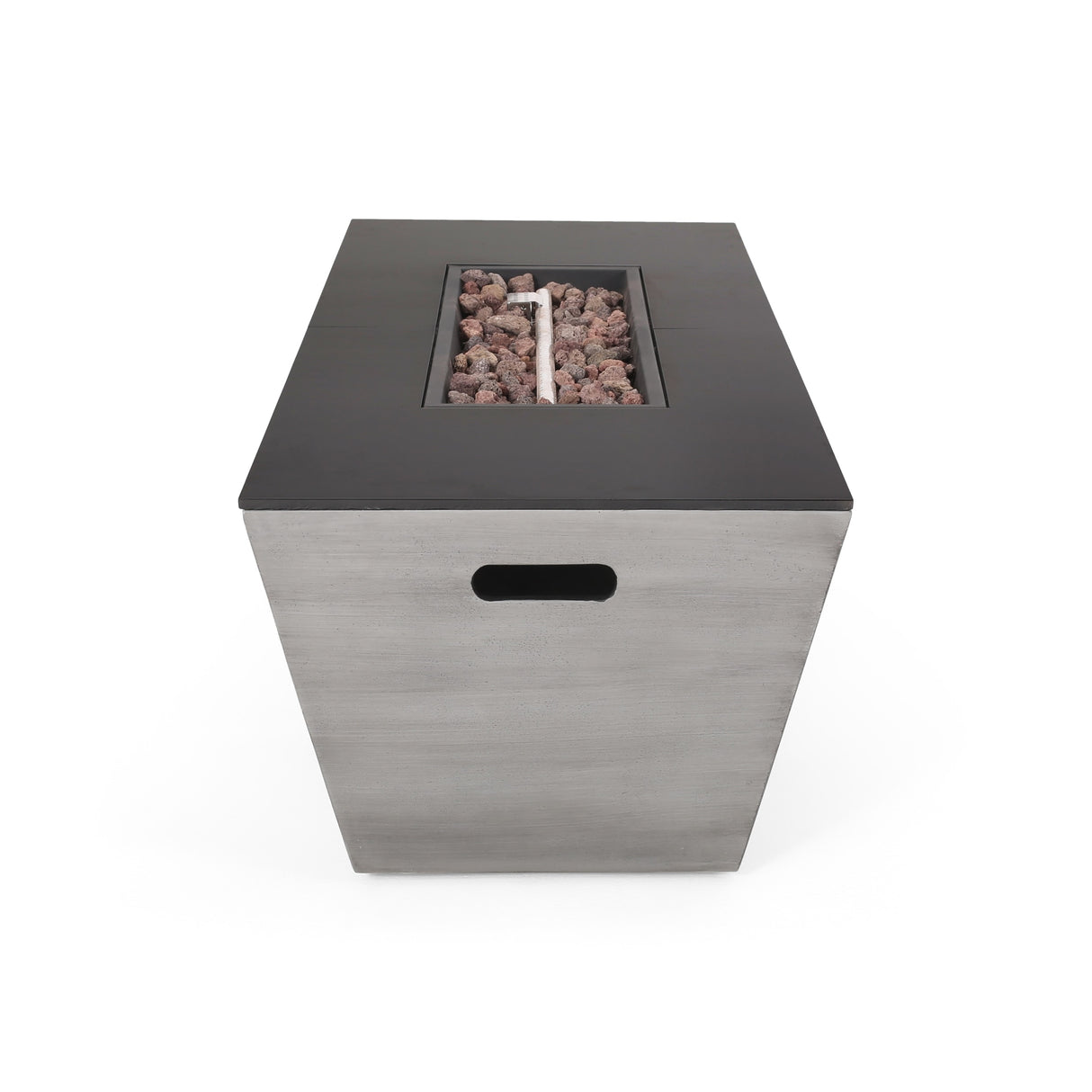 Langton Outdoor 50,000 BTU Lightweight Concrete and Ceramic Rectangular Fire Pit (No Tank Holder) by Christopher Knight Home