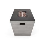 Langton Outdoor 50,000 BTU Lightweight Concrete and Ceramic Rectangular Fire Pit (No Tank Holder) by Christopher Knight Home