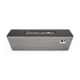 Langton Outdoor 50,000 BTU Lightweight Concrete and Ceramic Rectangular Fire Pit (No Tank Holder) by Christopher Knight Home
