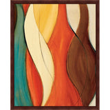 Lanie Loreth 'Orange Coalescence' Framed Art (Set of 2)