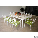 Lanier 9-piece Dining Set with Knife Edge Cushions Set