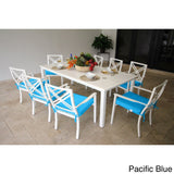 Lanier 9-piece Dining Set with Knife Edge Cushions Set