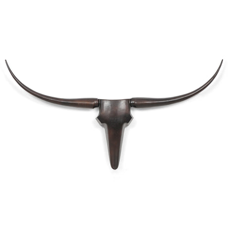 Lanier Indoor Aluminum Handcrafted Bull Wall Decor by Christopher Knight Home