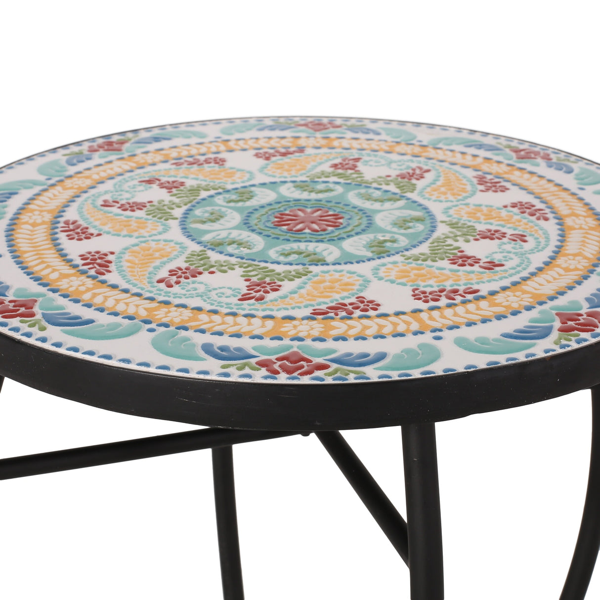 Lansdowne Indoor Side Table with Tile Top by Christopher Knight Home