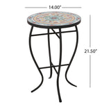 Lansdowne Indoor Side Table with Tile Top by Christopher Knight Home