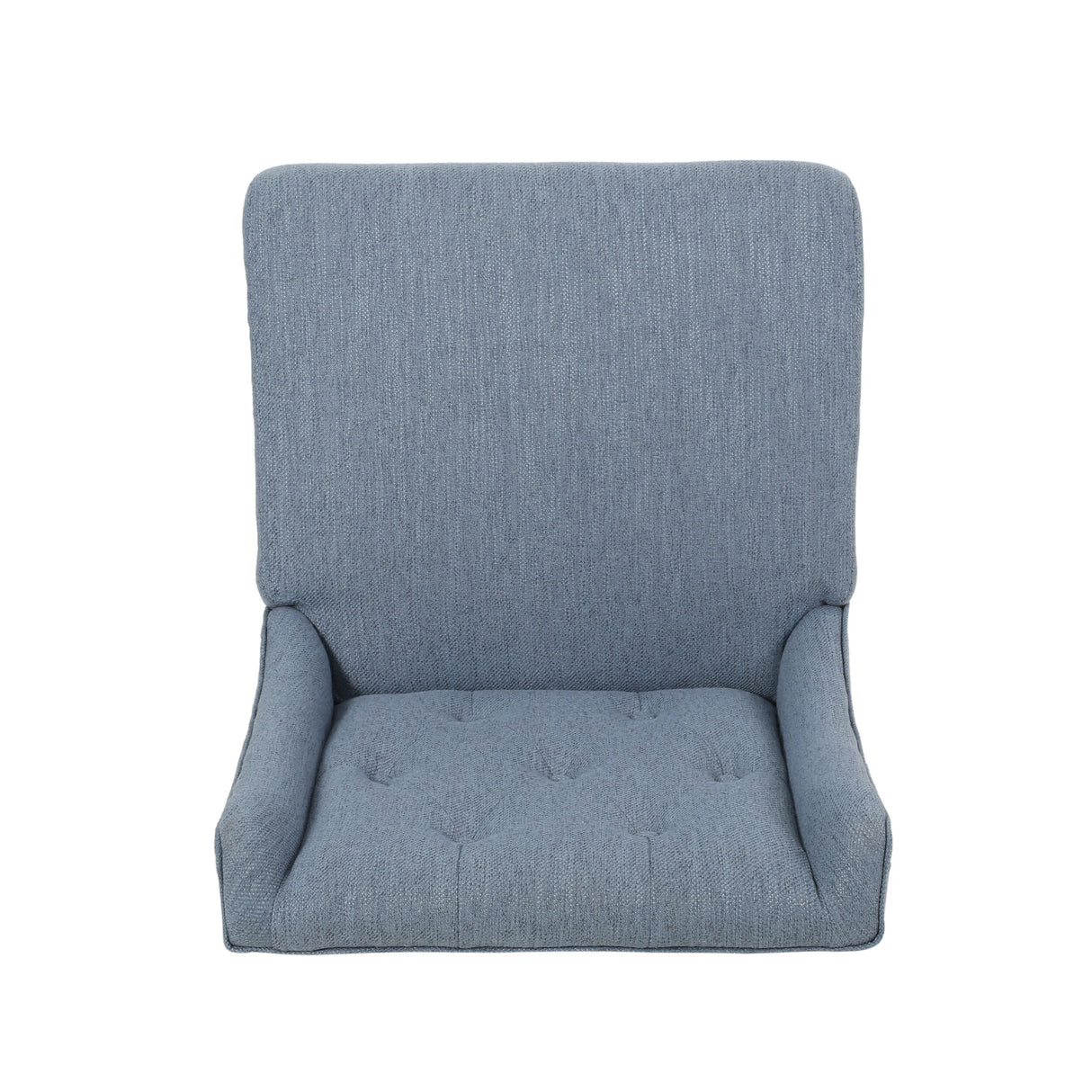 Lansglen Button Tufted Fabric Wingback Bar Stool (Set of 2) by Christopher Knight Home