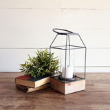 Lantern Pillar Candle Holder Small