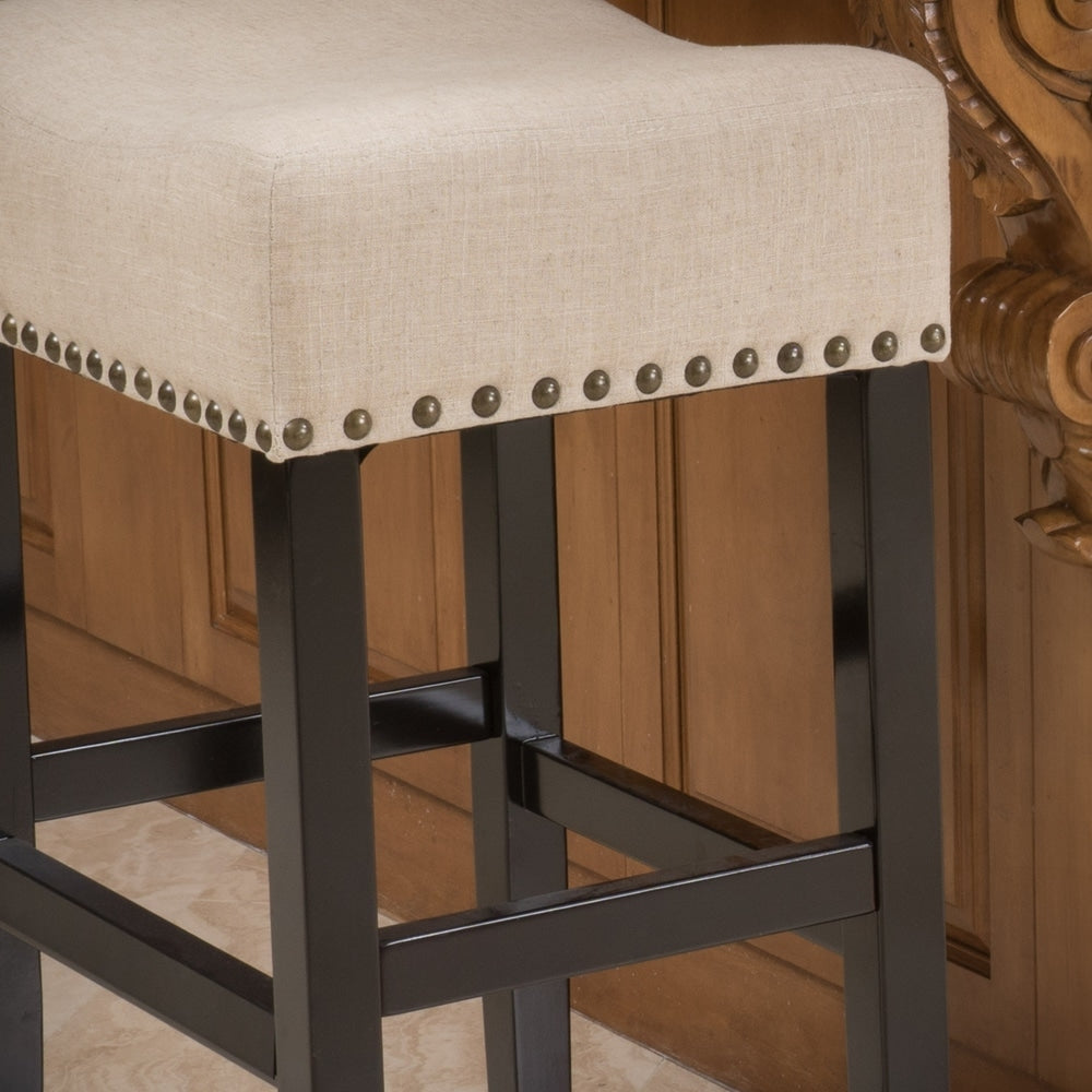 Laramie 30-inch Fabric Barstool (Set of 2) by Christopher Knight Home
