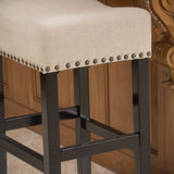 Laramie 30-inch Fabric Barstool (Set of 2) by Christopher Knight Home