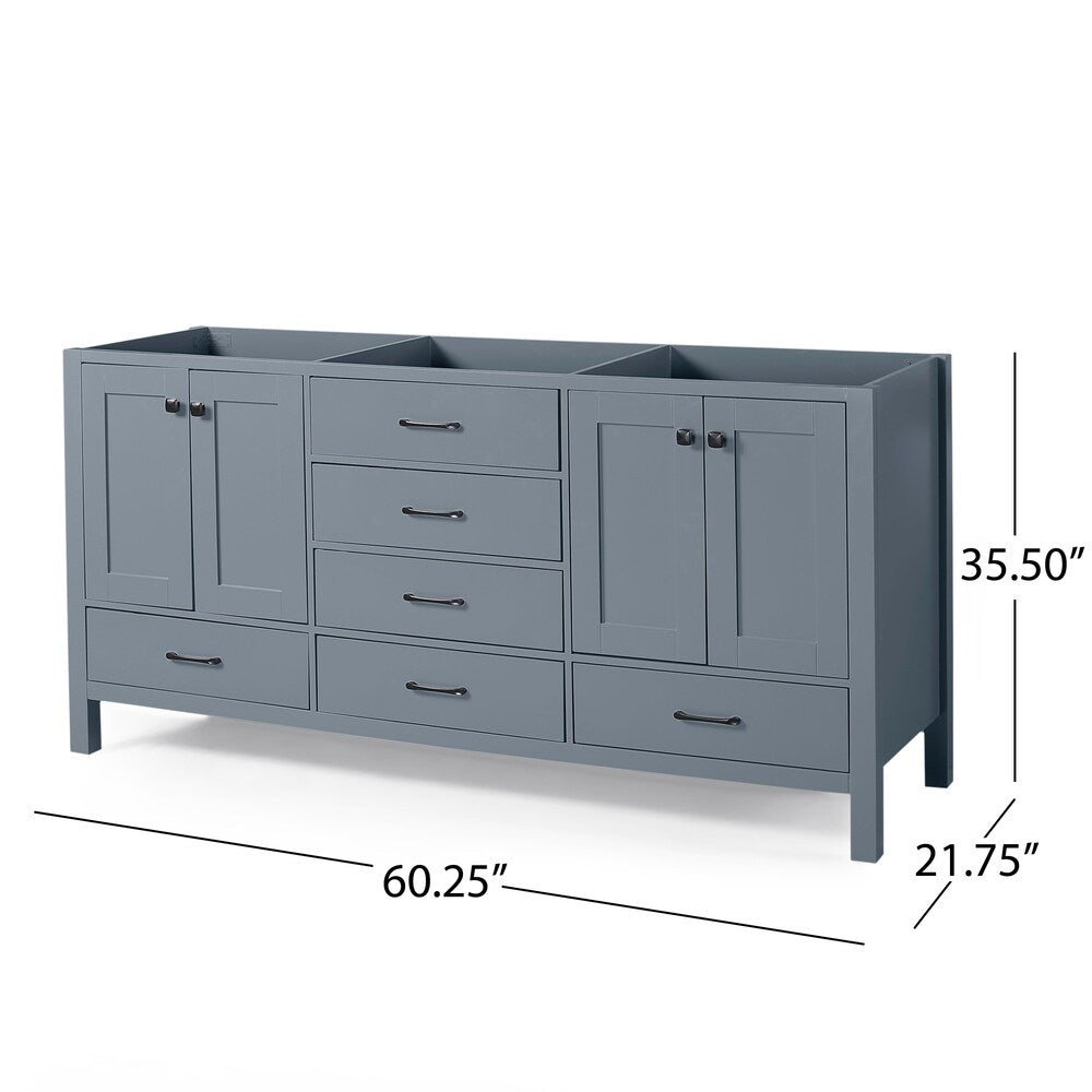 Laranne 60" Wood Bathroom Vanity (Counter Top Not Included) by Christopher Knight Home