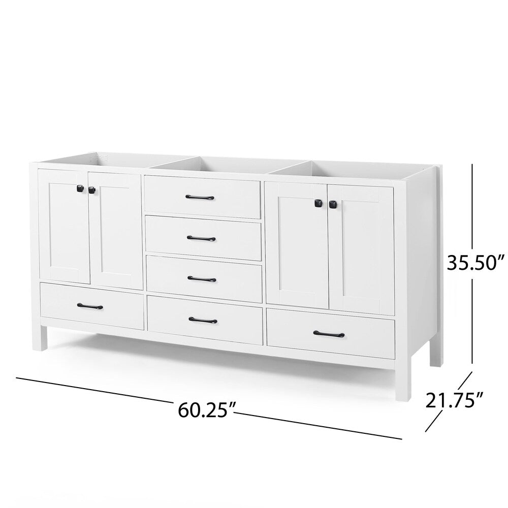 Laranne 60" Wood Bathroom Vanity (Counter Top Not Included) by Christopher Knight Home