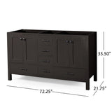 Laranne 72" Wood Bathroom Vanity (Counter Top Not Included) by Christopher Knight Home
