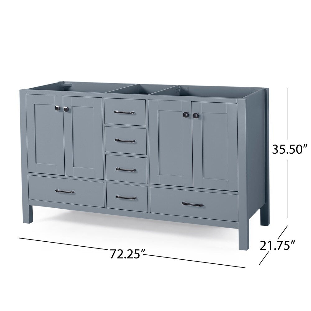 Laranne 72" Wood Bathroom Vanity (Counter Top Not Included) by Christopher Knight Home